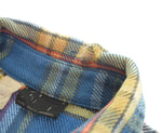 ヴィンテージ Vintage 70s ヘビネル 皿ボタン ネルシャツ 長袖シャツ マルチカラー 103MT-3391