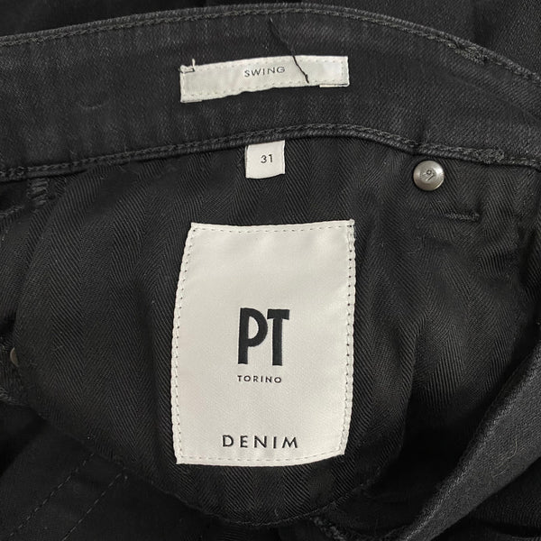 ピーティートリノデニム PT TORINO DENIM SWING ワンウォッシュブラックデニムパンツ C5DJ05Z30MIN OA31 デニム ブラック 31サイズ 201MB-1023