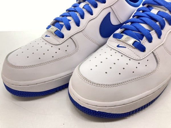 ナイキ NIKE 21年製 AIR FORCE 1 LOW MEDIUM BLUE エア フォース ロー ミディアム ブルー AF1 シューズ 白 青 DH7561-104 メンズ靴 スニーカー ホワイト 28cm 104-shoes633