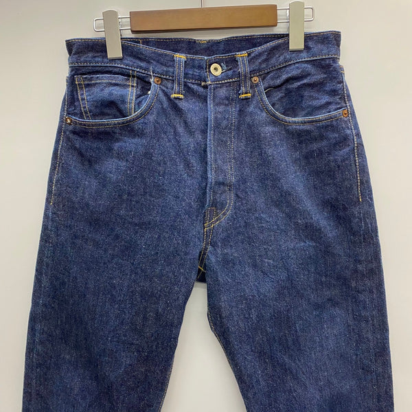 【曜日割引対象外】 リーバイス Levi's 90's S501XX 大戦モデル 復刻デニム 555 バレンシア USA製 濃紺   デニム ブルー W30 L36サイズ 201MB-854 VB