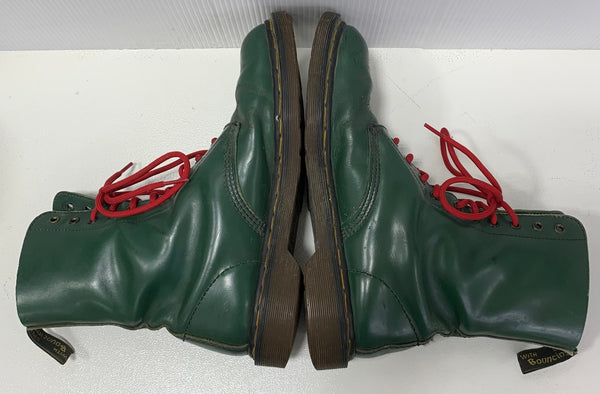 ドクターマーチン Dr.Martens イングランド製 1490 10ホール メンズ靴 ブーツ その他 グリーン UK9サイズ 201-shoes1464