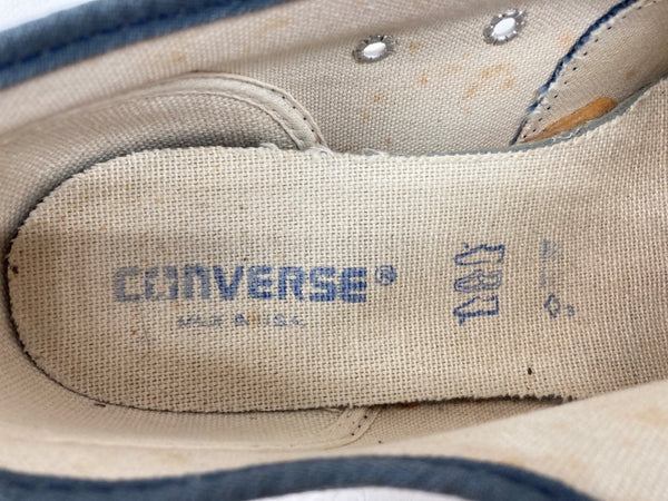 コンバース CONVERSE 90s JACK PURCELL LOW ジャック パーセル ロー USA製 ヴィンテージ シューズ 紺 メンズ靴 スニーカー ネイビー US7 1/2 104S-893