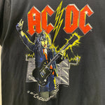 【曜日割引対象外】 バンド band 80's 80s 80年代 1986 AC/DC Who Made Who Tour Band T-shirt Tシャツ ブラック Mサイズ 201MT-3613 VB