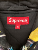 シュプリーム SUPREME × Lee Quinones リー キュノネス 18SS The Yard Hooded Work Jacket ザ ヤード フーデッド ワーク ジャケット ジャケット 総柄 マルチカラー Mサイズ 104MT-560