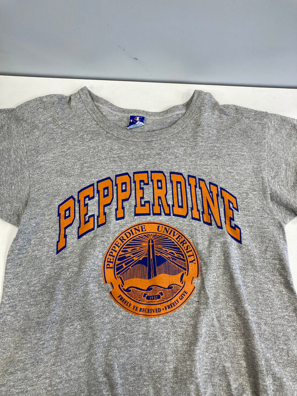 チャンピオン Champion 90s 90's 霜降りグレー 8812 アーチ 2段 プリントTシャツ MADE IN USA アメリカ製 vintage ヴィンテージ US古着 Tシャツ グレー Lサイズ 101MT-3726