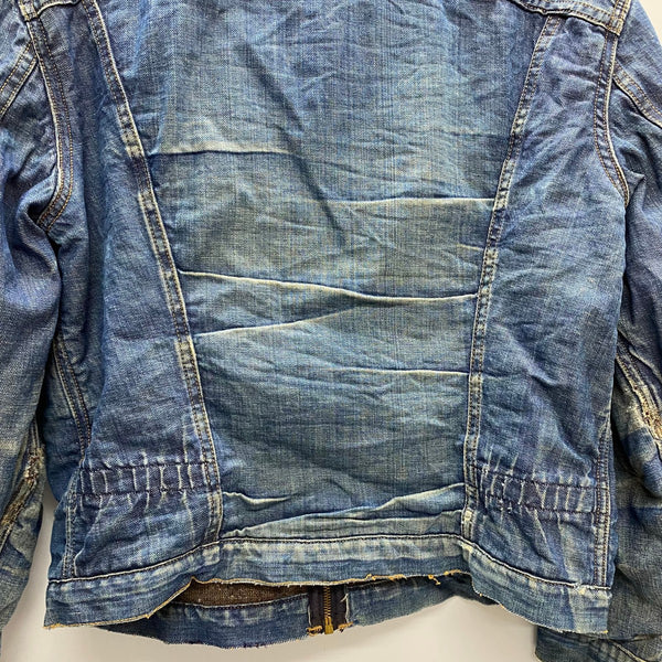 【曜日割引対象外】 ヴィンテージ vintage 50's 60's MONTGOMERY WARD 101 DENIM JACKET ブランケット付き フルジップ ジャケット ブルー 201MT-3680 VB