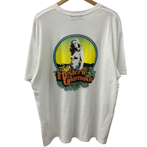 ヒステリックグラマー HYSTERIC GLAMOUR 24SS FLOWER TRIPPIN プリントTシャツ 02241CT13 Tシャツ ホワイト LLサイズ 201LT-446