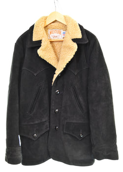 ショット SCHOTT WESTERN ウエスタン ムートン ジャケット ランチジャケット 36 ジャケット ブラック 103MT-3515