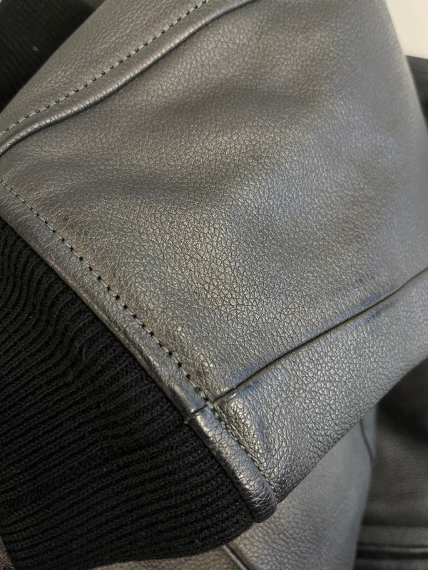 クシタニ KUSHITANI RACING SPEC レーシングスペック 本革 レザージャケット 刺繍 ワッペン ロゴ バイク バイカー KU-298 ジャケット ブラック Lサイズ 101MT-5387