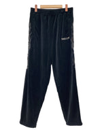 ダブレット doublet 19AW LINED CHAOS EMBROIDERY TRACK PANTSトラック パンツ ベロア 刺繍 ジャージ ズボン 黒 ロゴ 19AW16PT110 ボトムスその他 ブラック Mサイズ 104MB-389