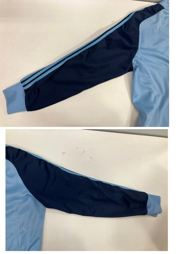 アディダス adidas 70’s 70年代 VINTAGE ヴィンテージ VENTEX ATP トラックジャケット トレフォイルロゴ フランス製 MADE IN FRANCE - ジャージ ブルー 101MT-5033