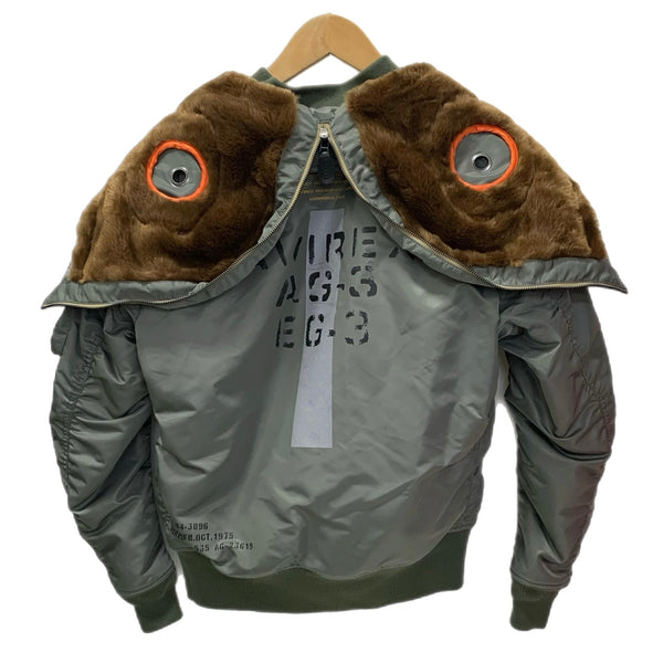 アヴィレックス AVIREX MA-1 リモデル REMODEL 783-4952053 ジャケット グリーン Mサイズ 201MT-4653