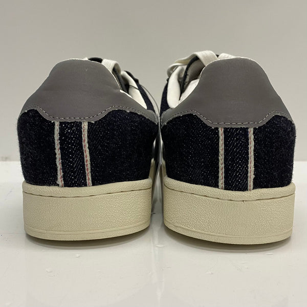 【曜日割引対象外】 シュースマイル SHOE(S)MILE TWOFACE×CSF 大戦デニム メンズ靴 スニーカー ブルー 26cmサイズ 201-shoes1576 VB