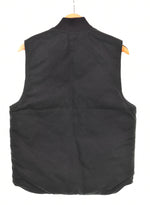 カーハート Carhartt  DUCK VEST ダック ベスト キルティング裏地 V01 ベスト ブラック Sサイズ 103MT-3054