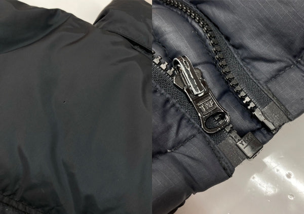 ザノースフェイス THE NORTH FACE 90s NUPUTSE DOWN JACKET ヌプシ ダウン ジャケット ジップアップ アウトドア アウター 黒 NF003AS ジャケット ロゴ ブラック 104MT-2192