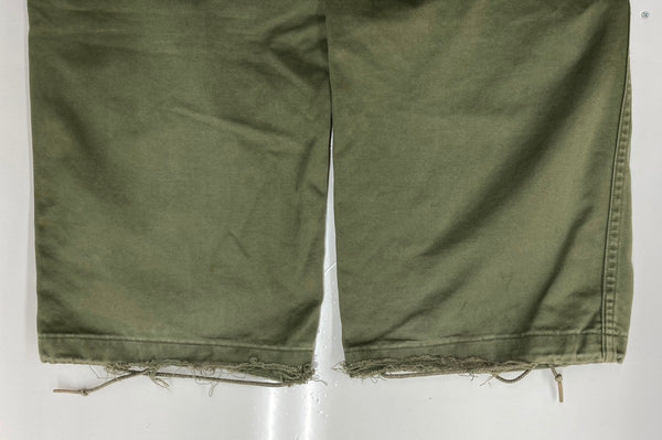 ミリタリー Military 60s 60年代 M-51 フィールドパンツ 後期 U.S.ARMY アメリカ軍 Vintage ヴィンテージ 緑 R-XS 無地 カーゴパンツ カーキ Regular X-small 104MB-310