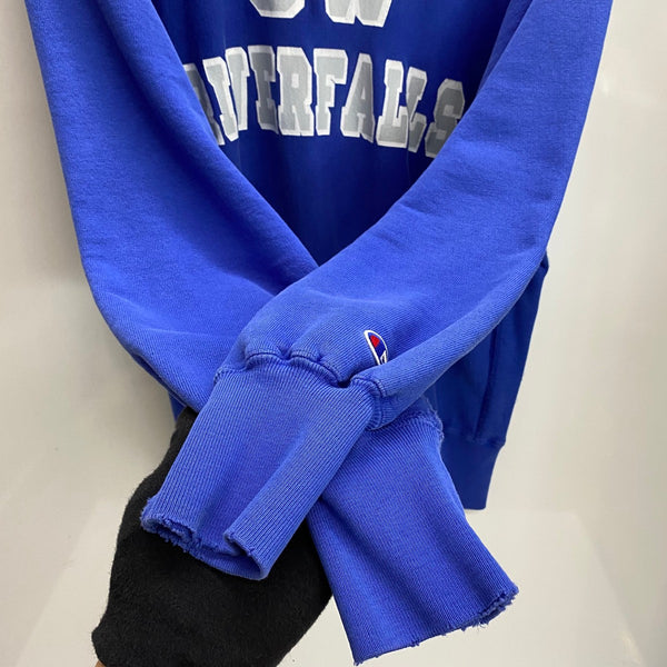 【曜日割引対象外】 チャンピオン Champion 90's リバースウィーブ USA製 カレッジ スウェット ブルー Lサイズ 201MT-4536 VB