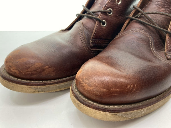 レッドウィング RED WING Work Chukka Boot ワーク チャッカ ブーツ USA製 シューズ 9D 茶色 3141 メンズ靴 ブーツ チャッカ ブラウン 27cm 104-shoes394