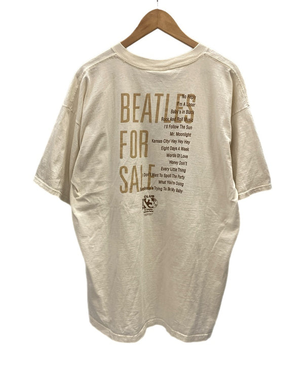 バンドTシャツ BAND-T ビートルズ BEATLES FOR SALE US古着  XL Tシャツ プリント ベージュ LLサイズ 101MT-2564