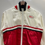 【曜日割引対象外】 ヴィンテージ vintage 80's BELL HELMETS ナイロン レーシングジャケット ジャケット ホワイト 201MT-4210 VB