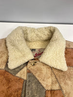 リー Lee ヴィンテージ Vintage パッチワーク ボアジャケット  ジャケット ブラウン パッチワーク柄 101MT-4610