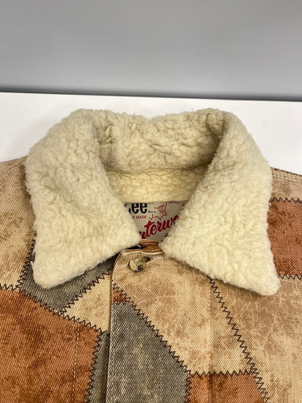 リー Lee ヴィンテージ Vintage パッチワーク ボアジャケット  ジャケット ブラウン パッチワーク柄 101MT-4610