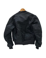 アビレックス AVIREX B-15C フライトジャケット ミリタリージャケット USA製 紺 618279 36 ジャケット ネイビー 101MT-5429