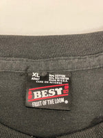 US US古着 90’s 90年代 FRUIT OF THE LOOM BESTタグ RED DOG レッドドッグ アニマルプリント 企業モノ VINTAGE ヴィンテージ XL Tシャツ ブラック LLサイズ 101MT-5057