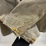 【曜日割引対象外】 カーハート Carhartt 90's Duck Chore Coat 裏地ブランケット カバーオール USA製 ジャケット ブラウン Lサイズ 201MT-3699 VB