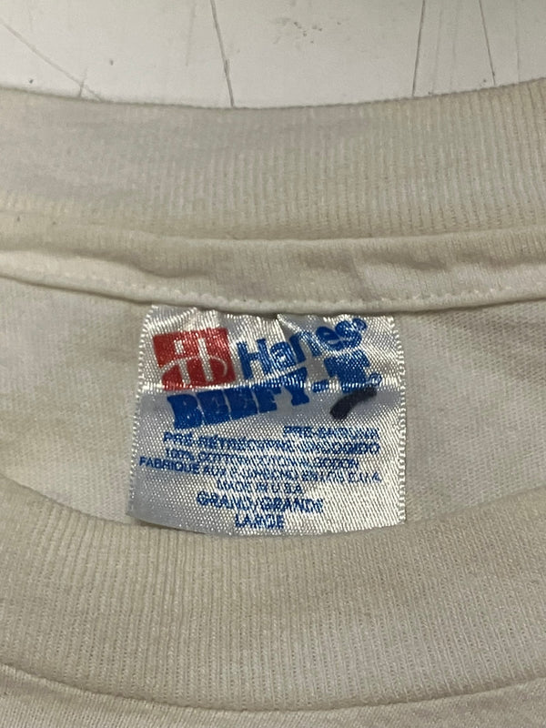 バンド band 90's 90年代 Hanes Grateful Dead × San Francisco GIANTS グレイトフル・デッド サンフランシスコジャイアンツ MADE IN USA アメリカ製 シングルステッチ Tシャツ ホワイト Lサイズ 101MT-4972