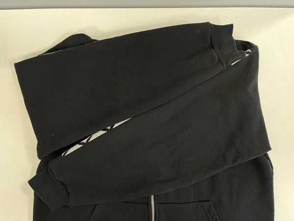 ネスト THE NEST ARMY ZIP UP HOODIE 黒 パーカ ブラック Lサイズ 101MT-4853