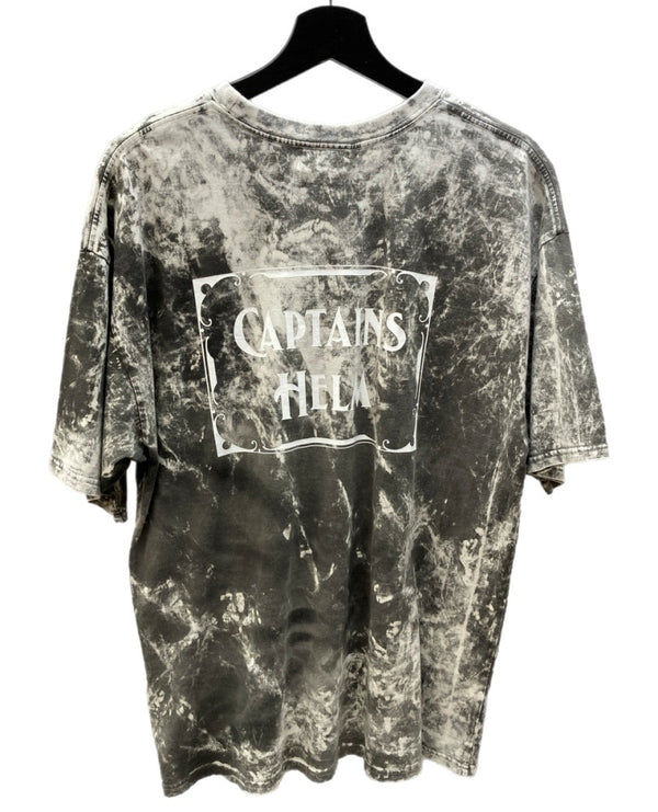 キャプテンズ ヘルム CAPTAINS HELM DARK OCEAN LOGO TEE ダーク オーシャン ロゴ Tシャツ 黒 Tシャツ ロゴ ブラック Lサイズ 104MT-1471