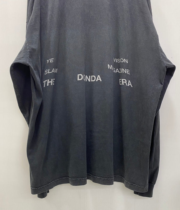 ドンダ DONDA Kanye West Doves Slam L/S T-shirt 長袖カットソー ブラック