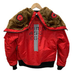 アヴィレックス AVIREX MA-1 リモデル REMODEL 783-4952053 ジャケット レッド Mサイズ 201MT-4654