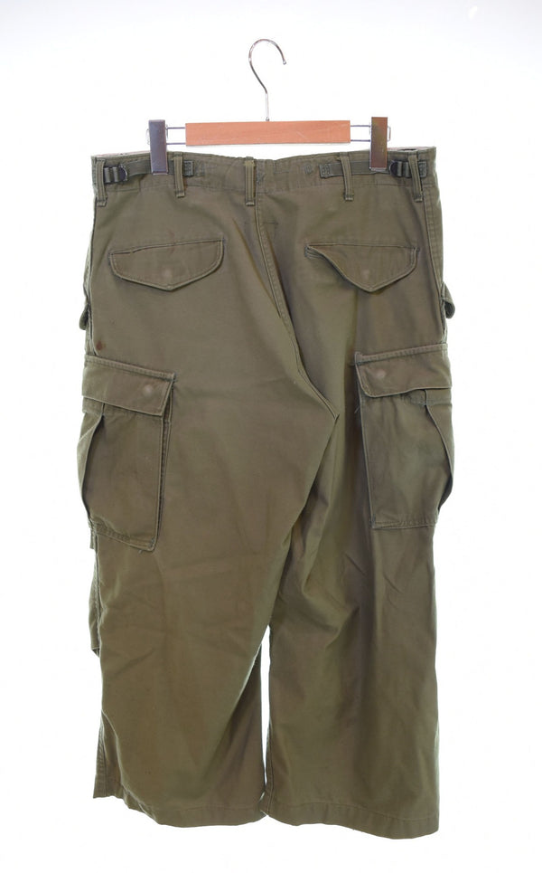 ミリタリー Military 60s アメリカ軍 M-65 フィールドカーゴパンツ 60's RAPIDジッパー DSA-100-67-C-1276 カーゴパンツ カーキ 103MB-512