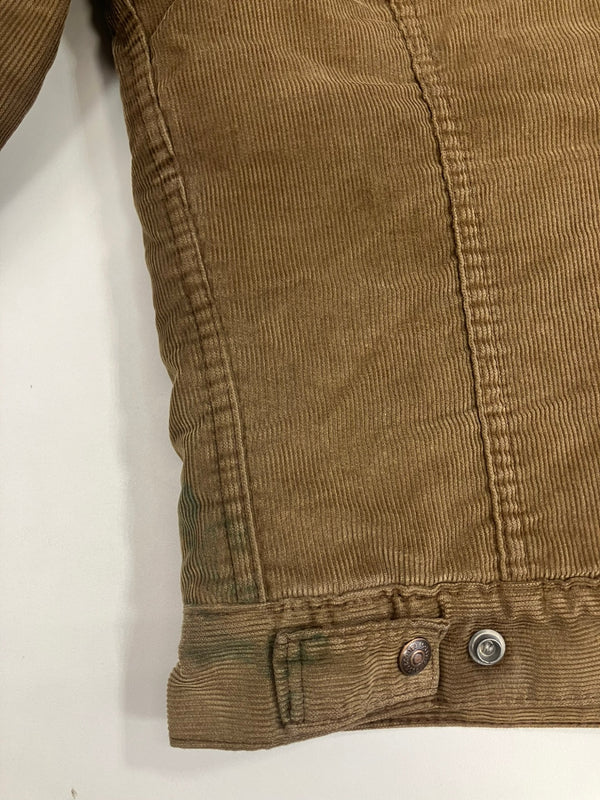 リーバイス Levi's 80’s 80年代 白タブ コーデュロイ コーズ ボア トラッカージャケット スナップボタン VINTAGE ヴィンテージ MADE IN USA アメリカ製 704121-1529 38 ジャケット ブラウン 101MT-4764