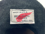 レッドウィング RED WING MOC TOE BOOTS モック トゥ ブーツ 羽根タグ USA製 黒 8130 メンズ靴 ブーツ ワーク ブラック 9 1/2 D 104-shoes371