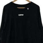 オフホワイト Off-White double caravaggio square t-shirt ロンT ブラック Mサイズ 201MT-3423