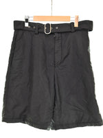 ジルサンダー JIL SANDER シルク ショートパンツ 黒 MU470900A  JPUU311977 ハーフパンツ ブラック 44 103MB-570