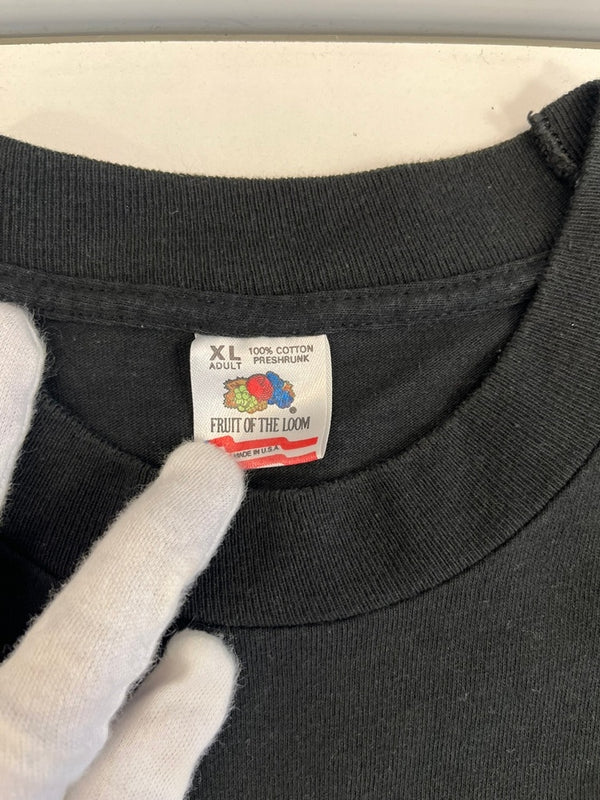 ヴィンテージ vintage 90s ©1993 DC COMIC DCコミック the sandman death サンドマン デス アメコミ キャラT US古着 XL Tシャツ ブラック LLサイズ 101MT-4663