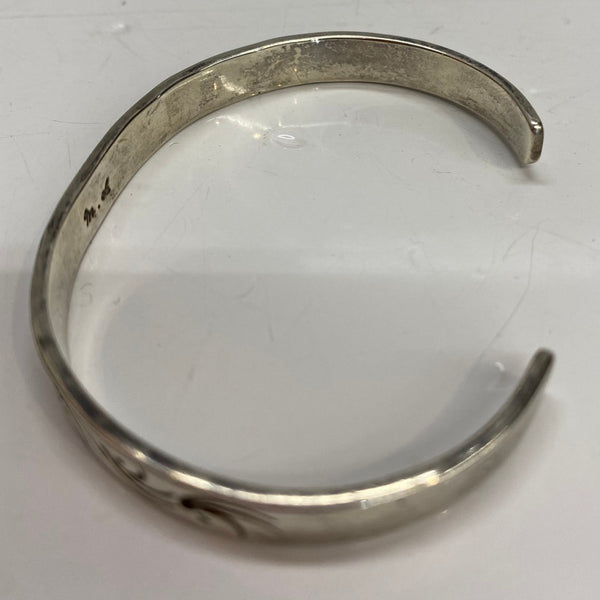 【曜日割引対象外】【中古】アリゾナフリーダム ARIZONA FREEDOM 太陽神 唐草 石付き メンズジュエリー・アクセサリー バングル シルバー 201goods-795 VB