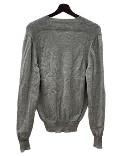 メゾンマルジェラ Maison Margiela REPLICA V-NECK LOWGAGE SWEATER Vネック ローゲージ セーター ニット 薄手 灰 S50HA0739 S16007 セーター 無地 グレー Mサイズ 104MT-2209