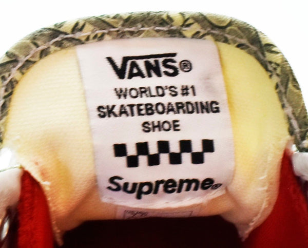 バンズ VANS  ×Supreme Skate Era Dollar Bill Green シュプリーム スケート エラ ダラー ビル グリーン VN0A5FC9GRN メンズ靴 スニーカー グリーン 25cm 103S-449