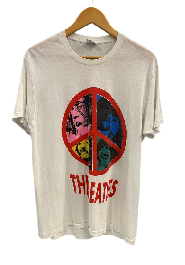 バンド band THE BEATLES ザ・ビートルズ 90s 90's USA製 アメリカ製 プリント  vintage ヴィンテージ Tシャツ ホワイト Lサイズ 101MT-4316