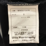 ホワイトマウンテニアリング WHITE MOUNTAINEERING LOGO PRINTED HOODIE WM2073508 パーカ ブラック 2サイズ 201MT-3299