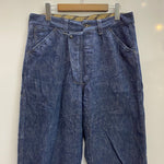 【曜日割引対象外】 アグリー AGRY H.Light&Sons 90's リネン混 ワイド デニムパンツ デニム ブルー 32サイズ 201MB-1001 VB