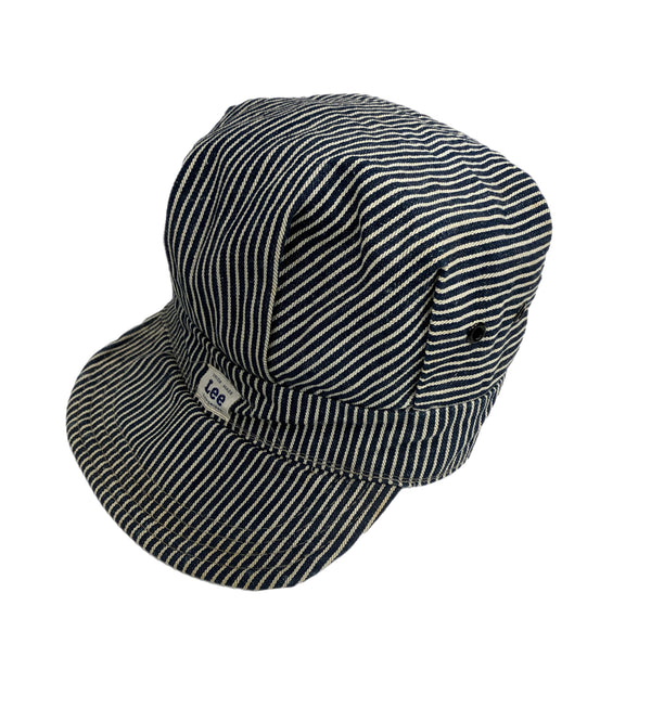 リー Lee 50's 50年代  エンジニアキャップ  ワークキャップ  ユニオンチケット ヒッコリー Vintage ヴィンテージ 帽子 メンズ帽子 キャップ ブルー 101hat-131