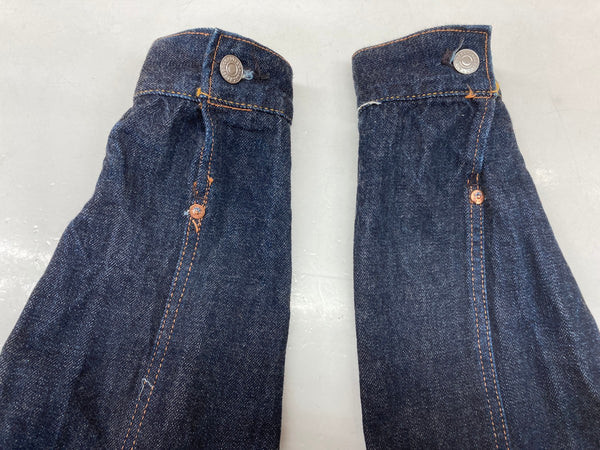 ワンピースオブロック One Piece Of Rock 2nd デニムジャケット Gジャン ハギ付き 407XXX 1954モデル M-54 バンダナ 濃紺 サイズ48 ジャケット 無地 ネイビー 104MT-1040