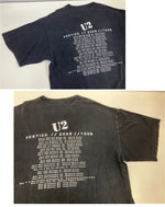 バンド band  00’s U2 VeRTigo TOUR 2005 HOW TO DISMANTLE AN ATOMIC Vintage ヴィンテージ 両面プリント HOW TO DISMANTLE AN ATOMIC Tシャツ ブラック Lサイズ 101MT-3506