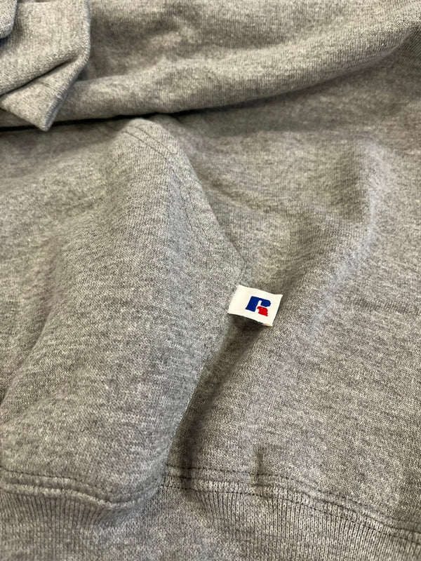 ラッセルアスレチック RUSSELL ATHLETIC DEAD STOCK 90s 90's USA製 無地 スウェットフードパーカー 灰色 パーカ グレー Lサイズ 101MT-5348